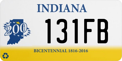 IN license plate 131FB