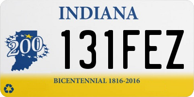 IN license plate 131FEZ