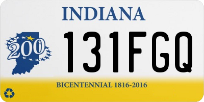 IN license plate 131FGQ