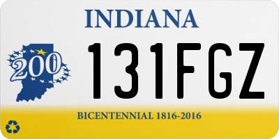 IN license plate 131FGZ