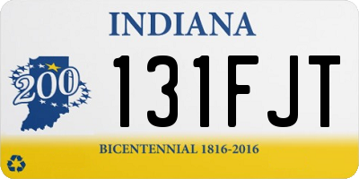 IN license plate 131FJT