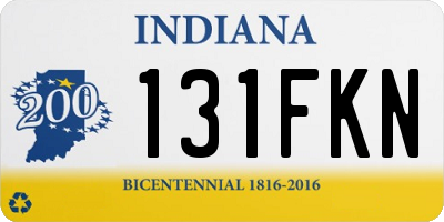 IN license plate 131FKN