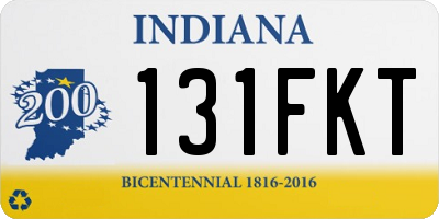 IN license plate 131FKT