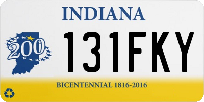 IN license plate 131FKY