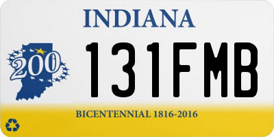 IN license plate 131FMB