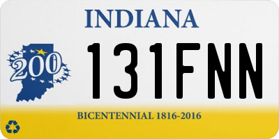 IN license plate 131FNN