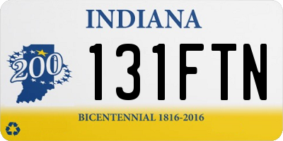 IN license plate 131FTN