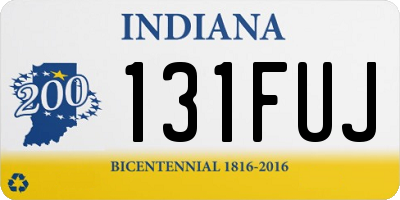 IN license plate 131FUJ