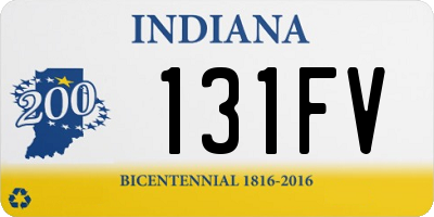 IN license plate 131FV
