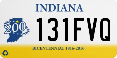 IN license plate 131FVQ