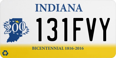 IN license plate 131FVY