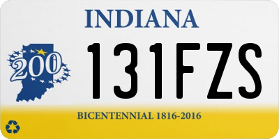 IN license plate 131FZS