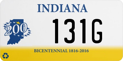 IN license plate 131G