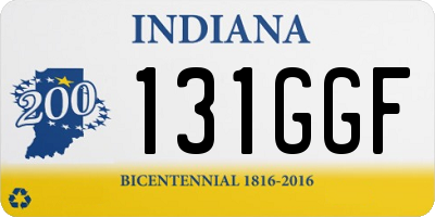 IN license plate 131GGF