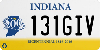 IN license plate 131GIV