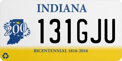 IN license plate 131GJU