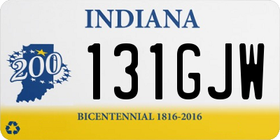 IN license plate 131GJW