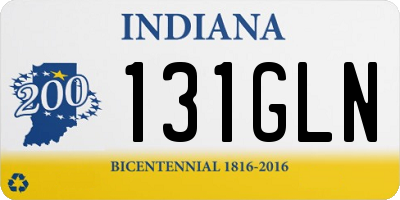 IN license plate 131GLN