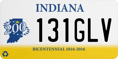 IN license plate 131GLV