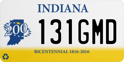 IN license plate 131GMD