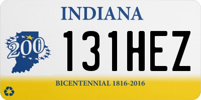 IN license plate 131HEZ