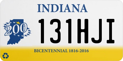 IN license plate 131HJI