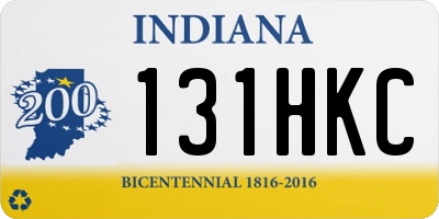 IN license plate 131HKC