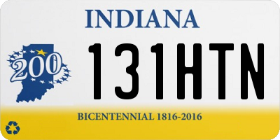 IN license plate 131HTN