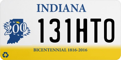 IN license plate 131HTO