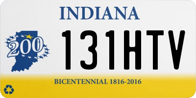 IN license plate 131HTV