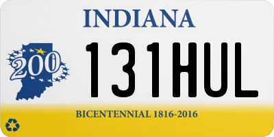 IN license plate 131HUL