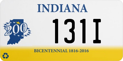 IN license plate 131I