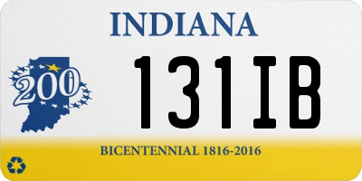 IN license plate 131IB