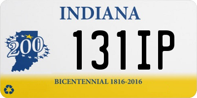 IN license plate 131IP