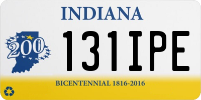 IN license plate 131IPE