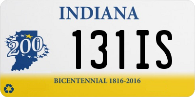 IN license plate 131IS