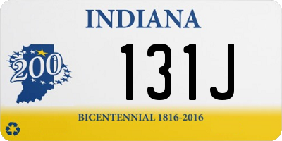 IN license plate 131J