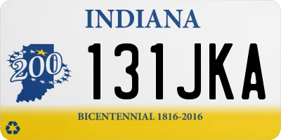 IN license plate 131JKA