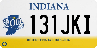 IN license plate 131JKI