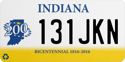 IN license plate 131JKN