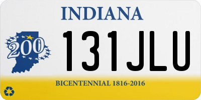 IN license plate 131JLU