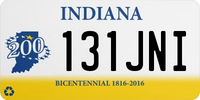 IN license plate 131JNI