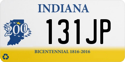 IN license plate 131JP