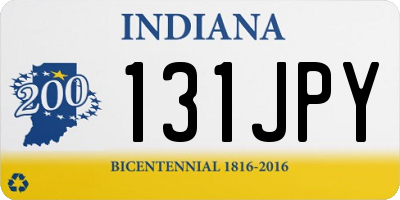 IN license plate 131JPY