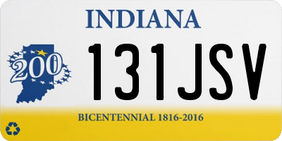 IN license plate 131JSV