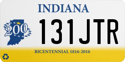 IN license plate 131JTR