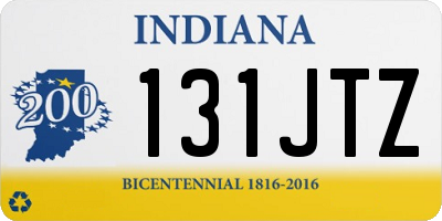 IN license plate 131JTZ