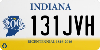IN license plate 131JVH