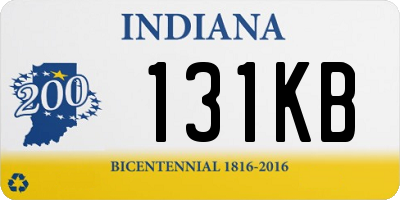 IN license plate 131KB