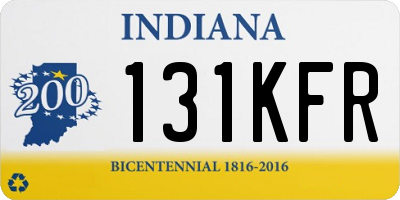 IN license plate 131KFR